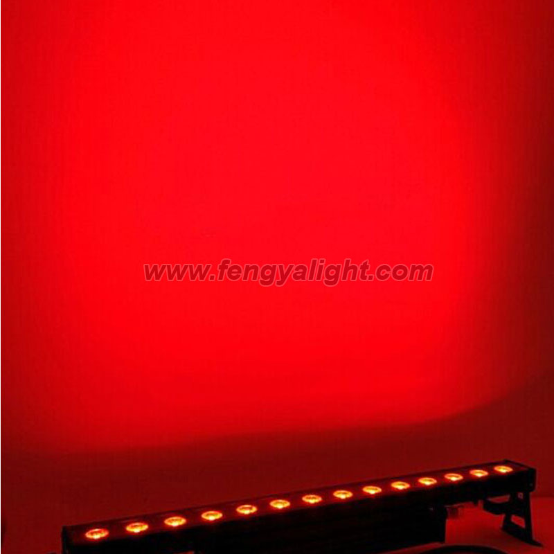 14x18w rgbwa uv pixel LEDs 6 in 1 outdoor led wall washer light