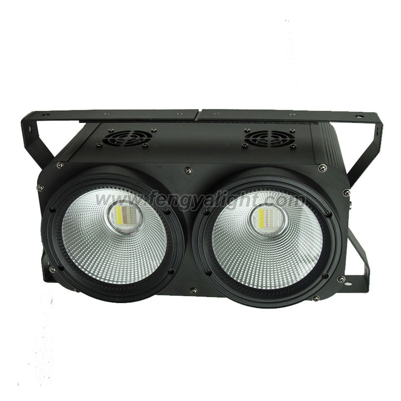 2x100W RGBW 4 IN 1 COB LED Blinder Light