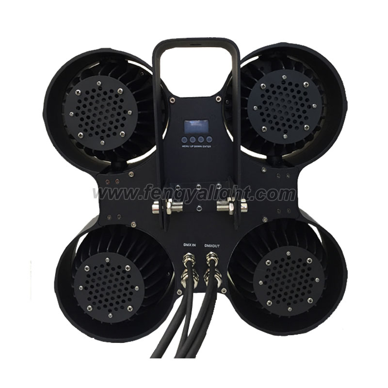 4X100W waterproof IP65 COB LED blinder light
