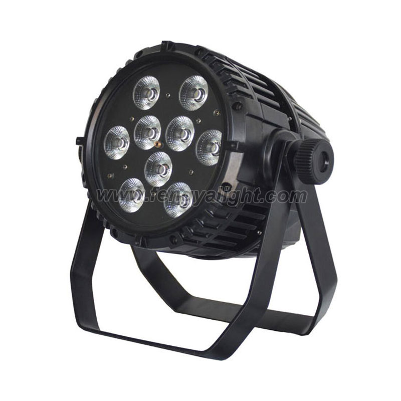 9x18w 6 in 1 outdoor led par battery powered wireless dmx stage light