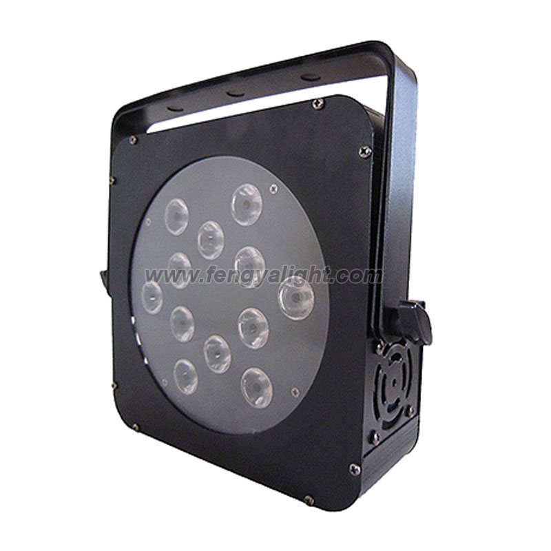 12x12w rgbwa uv 6 in 1 flat led par can