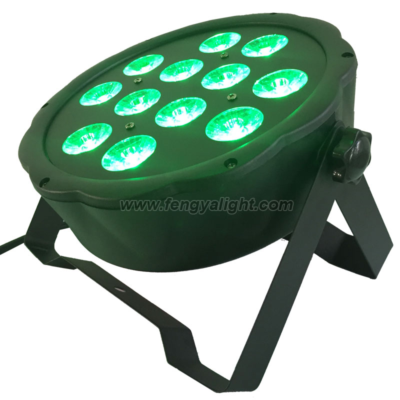 12x4w rgbw 4 in 1 flat led par can