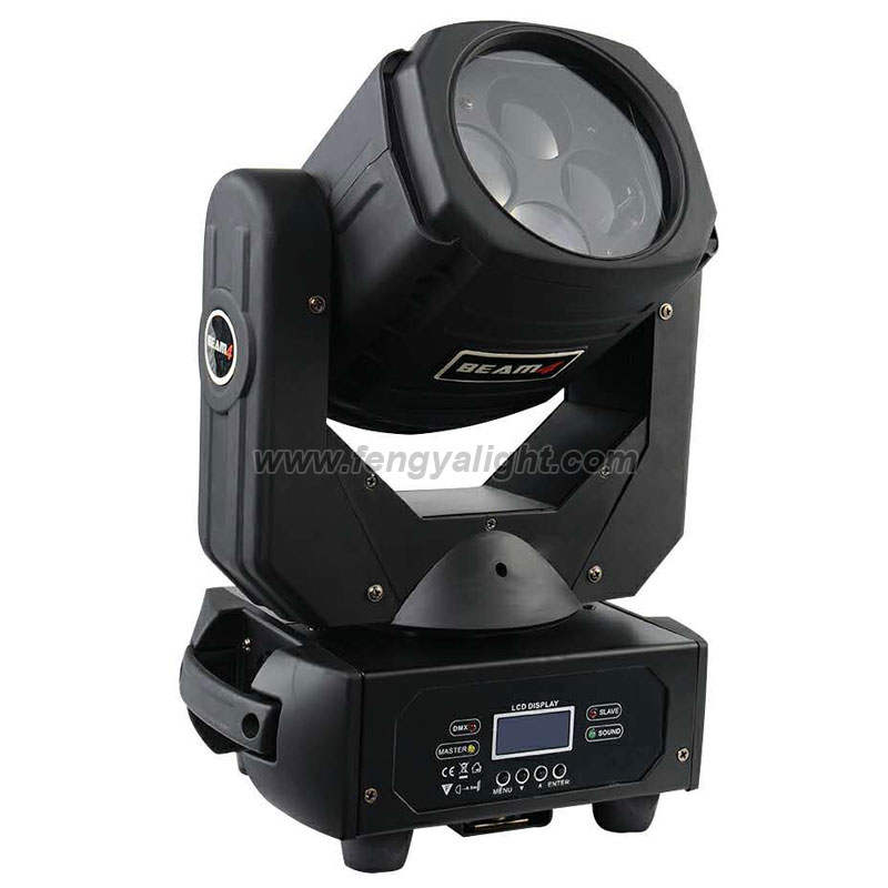 Super beam 4x25w RGBW mini led moving head light