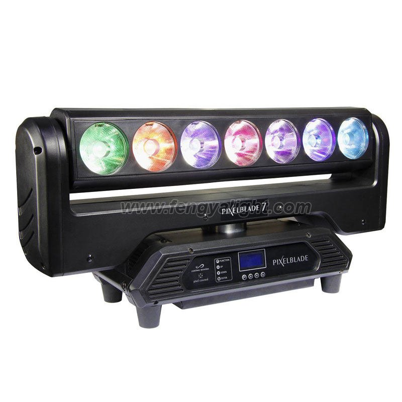 7x15w Pixel Blade beam LED Moving Head light