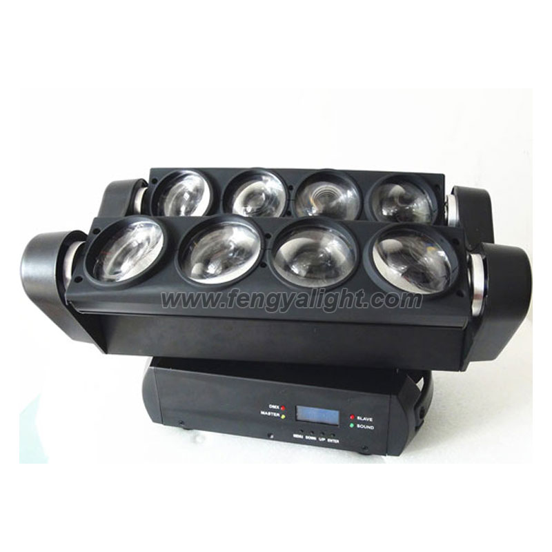 8x10w RGBW 4 IN 1 led spider beam moving head light