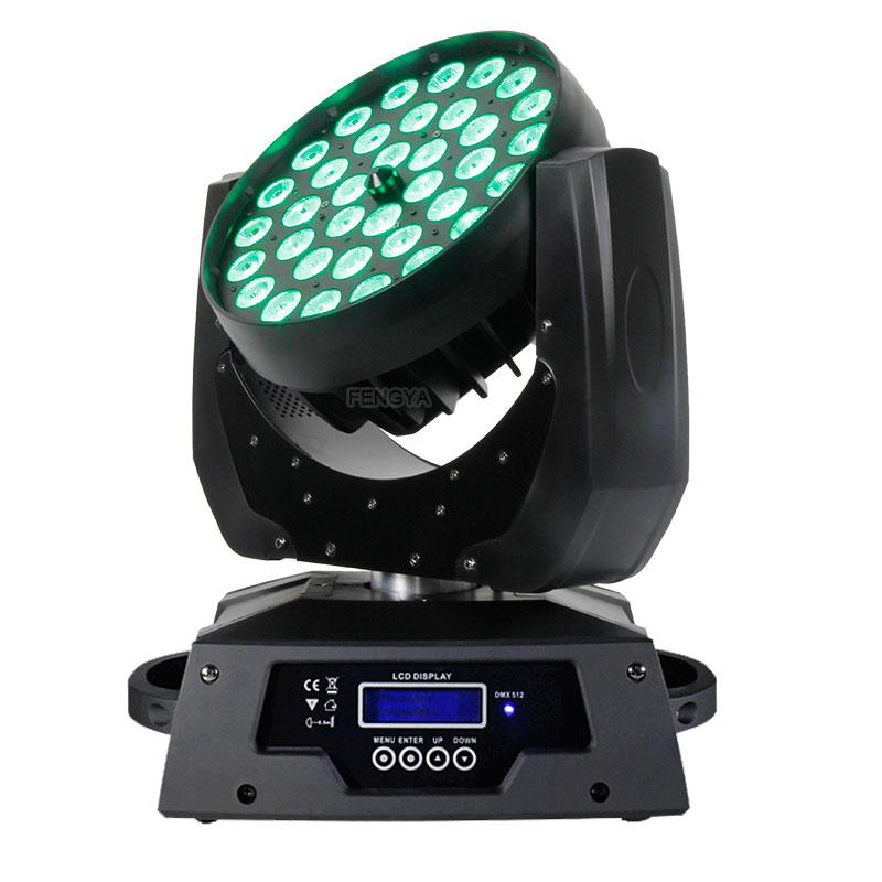 36X15W RGBAW UV 6 in1 LED Zoom moving head light