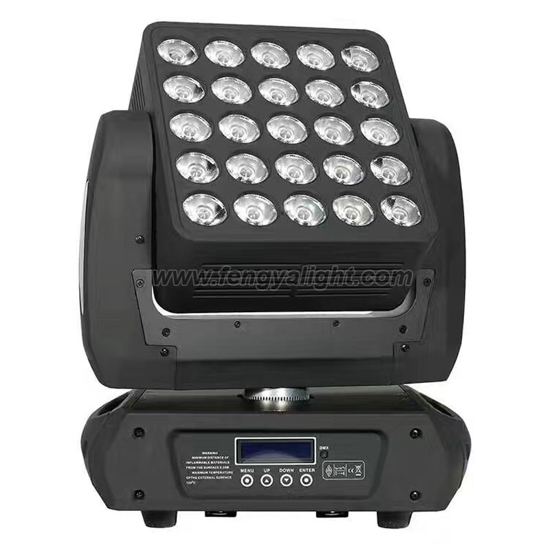 25x12w matrix led moving head beam light