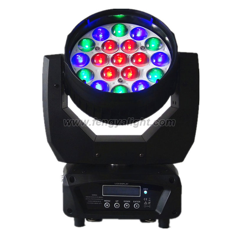 19X12W RGBW led beam washer moving head light