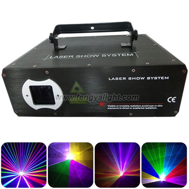 2W RGB full color laser show stage light