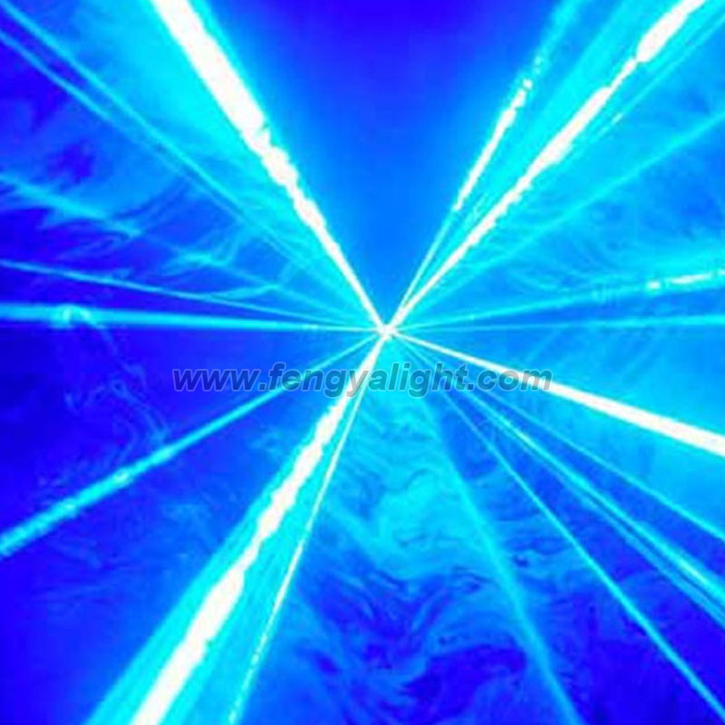 1000mw single blue disco party animation laser light