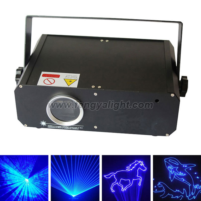 1000mw single blue disco party animation laser light