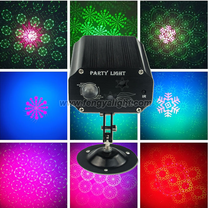 150mw red green laser mix rgb color led  mini laser party light