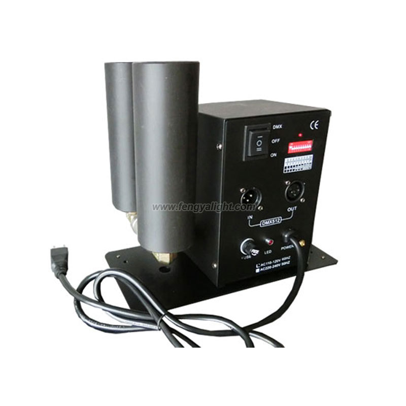 8-10m Height double barrel Stage Effect CO2 Jet machine