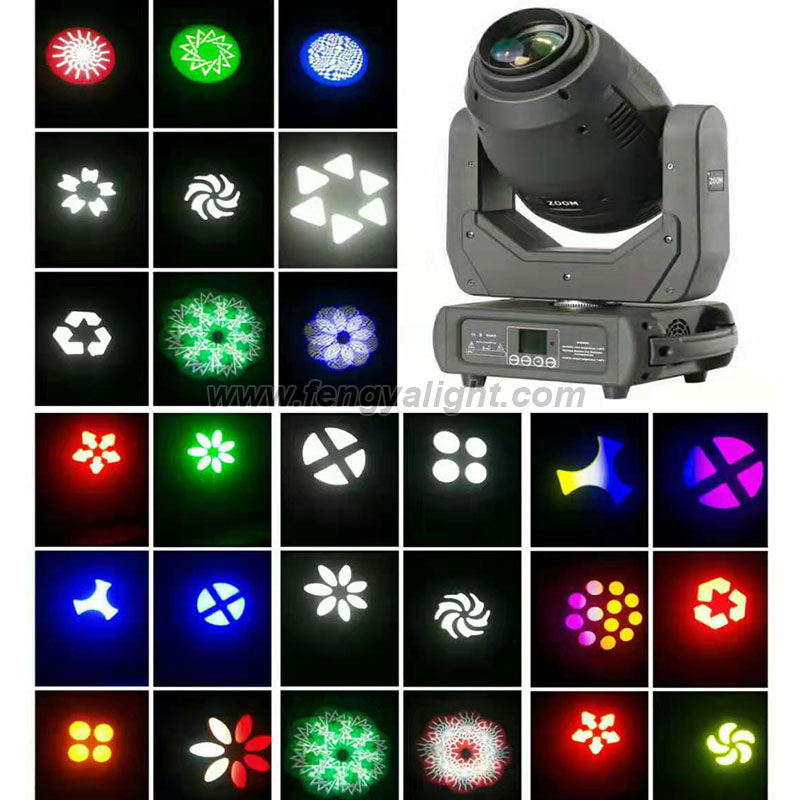 250w zoom led spot beam washer moving head light