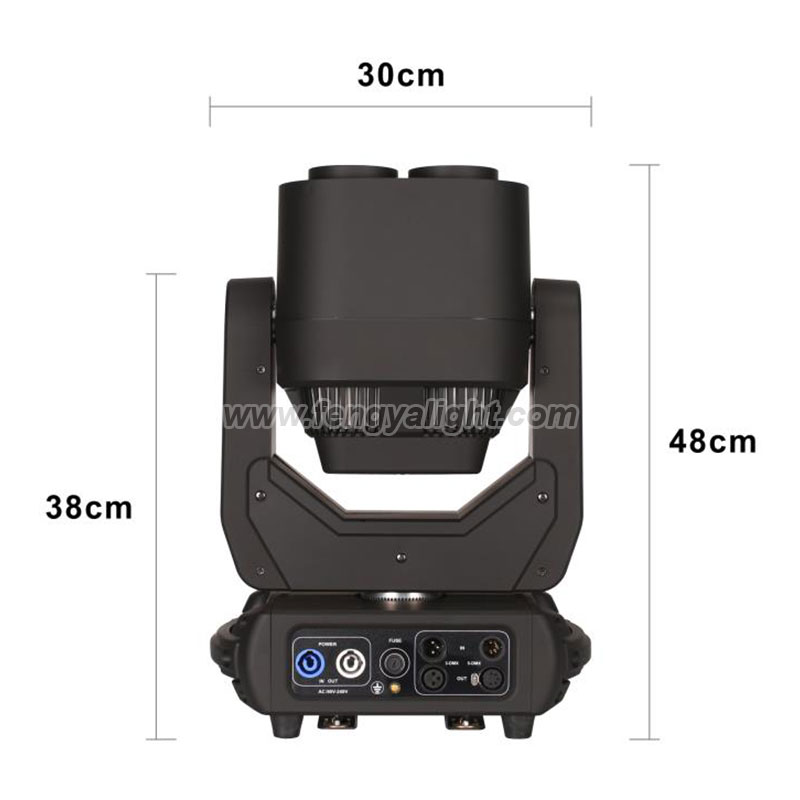 4x60w zooming led beam washer moving head light