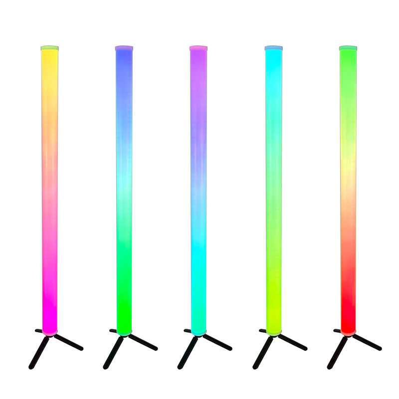 rgb/RGBW battery powered IR control color party LED tube light