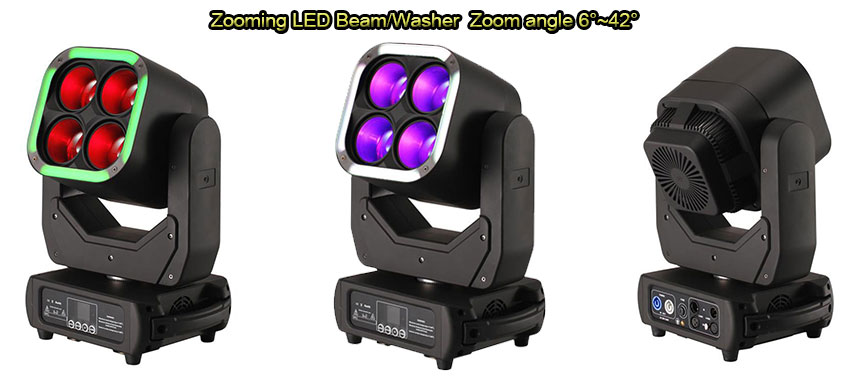 4x60w led beam washer moving head light