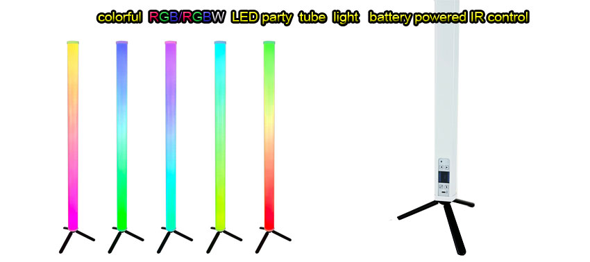 colorful party led tube light