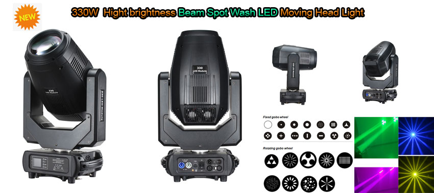 330w led beam spot wash